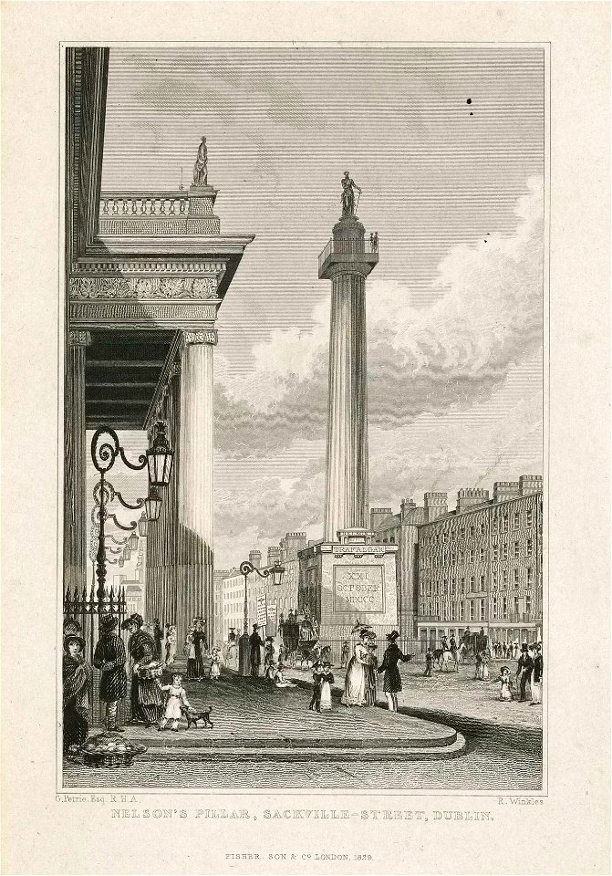 Nelson's Pillar, Sackville-Street, Dublin RMG PU3914