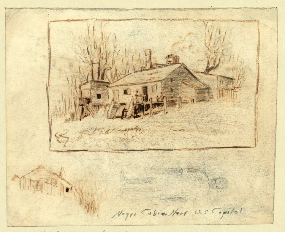 Negro cabin near U.S. Capitol LCCN2004661706