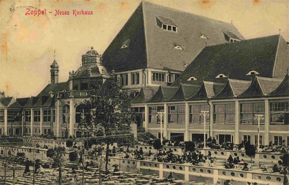Neues Kurhaus Ostseebad Zopot erbaut 1909 bis 1911 von Baufirma Robert Grastorf GmbH Hannover