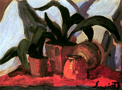 Nemes Lampérth József painter Plant Still-life 1910-11