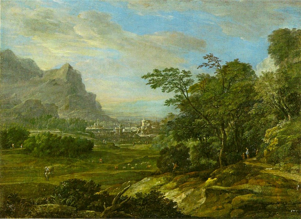 Neer, Eglon van der - Gebirgslandschaft - 1698 (2)