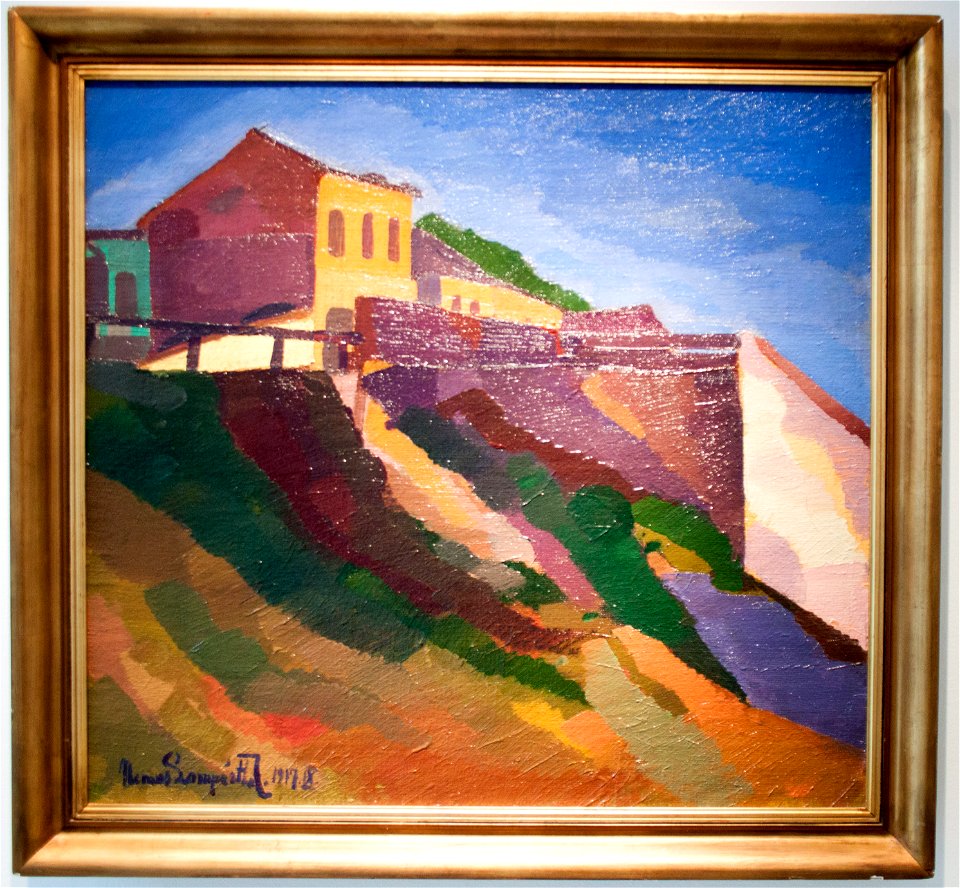 Nemes-Lampérth - Landscape, detail from the Horgony street