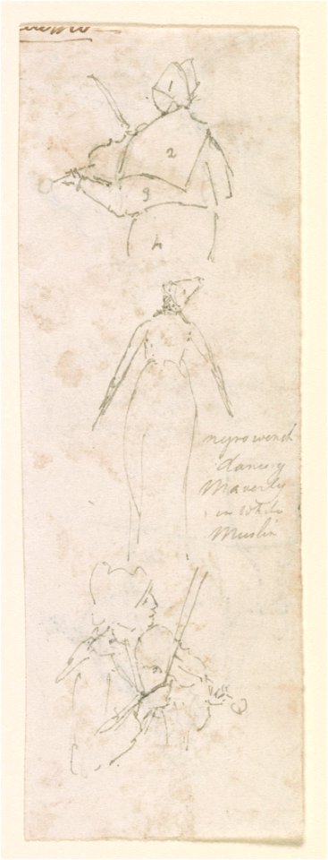 Negro wench dancing, Maverly, in white muslin LCCN2010652244