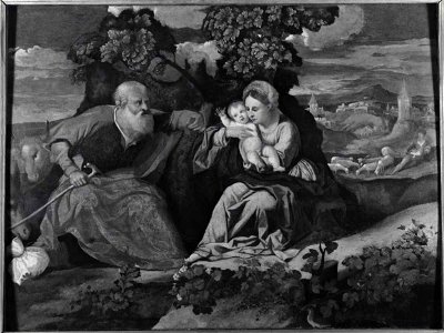 Negretti Iacopo, Sacra Famiglia, Mercato antiquario, New York (NY)
