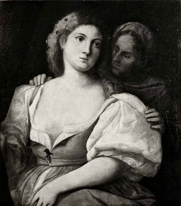 Negretti Iacopo, Ritratto di giovane donna con vecchia, Asta Christie's
