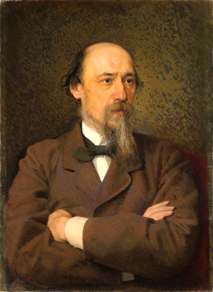 Nekrasov by Kramskoy