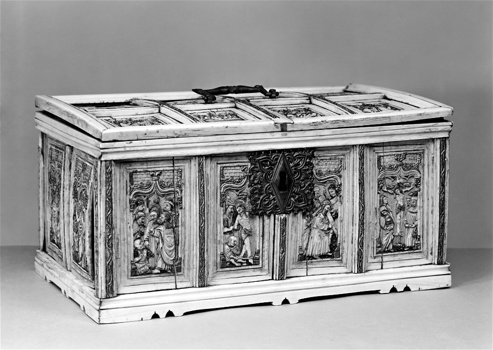 Netherlandish - Casket with Scenes from the Passion of Christ - Walters 71251 - Three Quarter