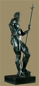 Neptuno con tridente - Anónimo