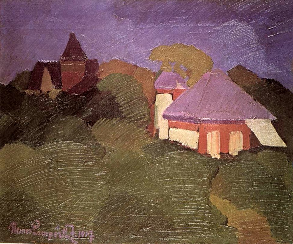 Nemes Lampérth A Villa among Trees 1917