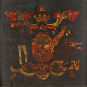 Nelson's coat of arms from a carriage panel RMG BHC1078