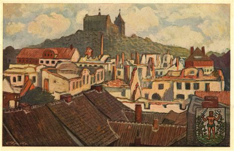 Neidenburg, Ostpreußen - Ordensschloss und Trümmer (Zeno Ansichtskarten)