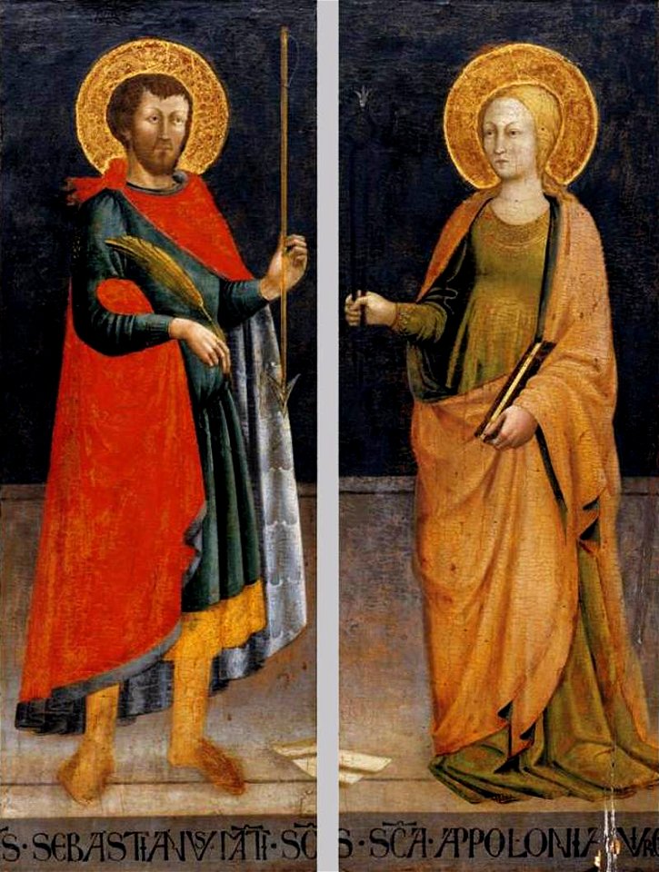 Neri di Bicci - Sts Sebastian and Apollonia - WGA02169