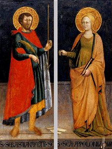 Neri di Bicci - Sts Sebastian and Apollonia - WGA02169