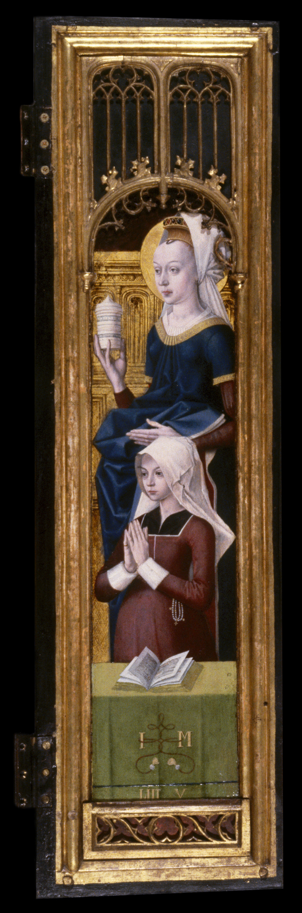 Netherlandish - Triptych with Lamentation Over Christ with Donors and Saints - Walters 37242 - Front Right