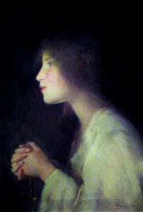 Nena amb rosari - Joan Brull i Vinyoles (1863-1912)