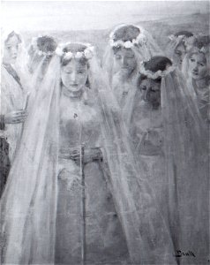Nenes de primera comunió - Joan Brull i Vinyoles (1863-1912)