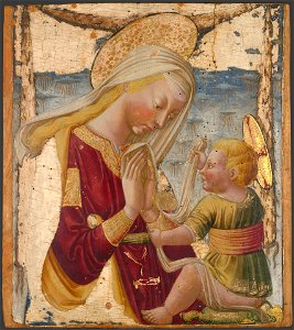 Neri di Bicci - The Virgin Adoring the Child - 1943.220 - Yale University Art Gallery