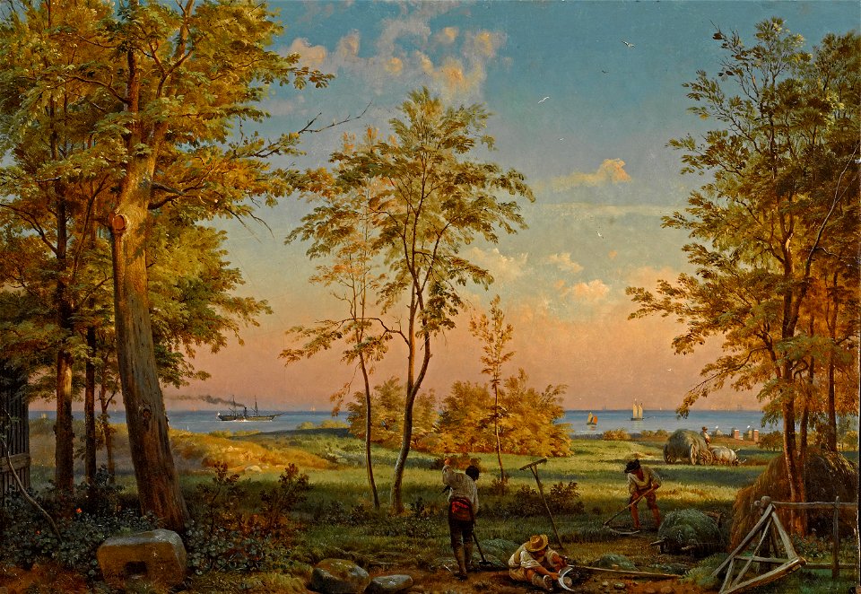 Friedrich von Nerly - Die Insel Lido in Venedig