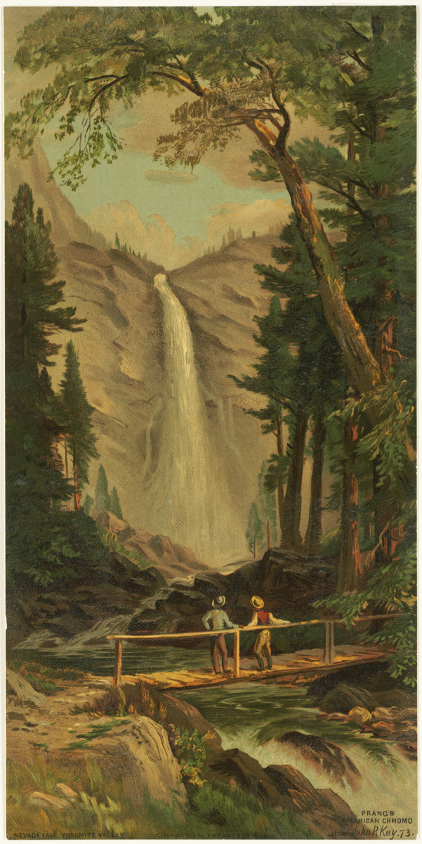Nevada Fall, Yosemite Valley 2 (Boston Public Library)