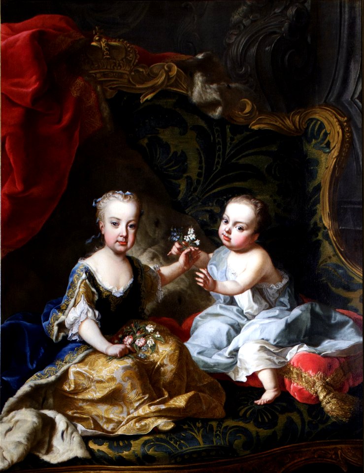 Meytens - Archduchess Maria Anna and her brother Joseph - Venaria Reale