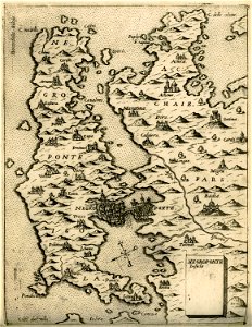 Negroponte insula - Camocio Giovanni Francesco - 1574