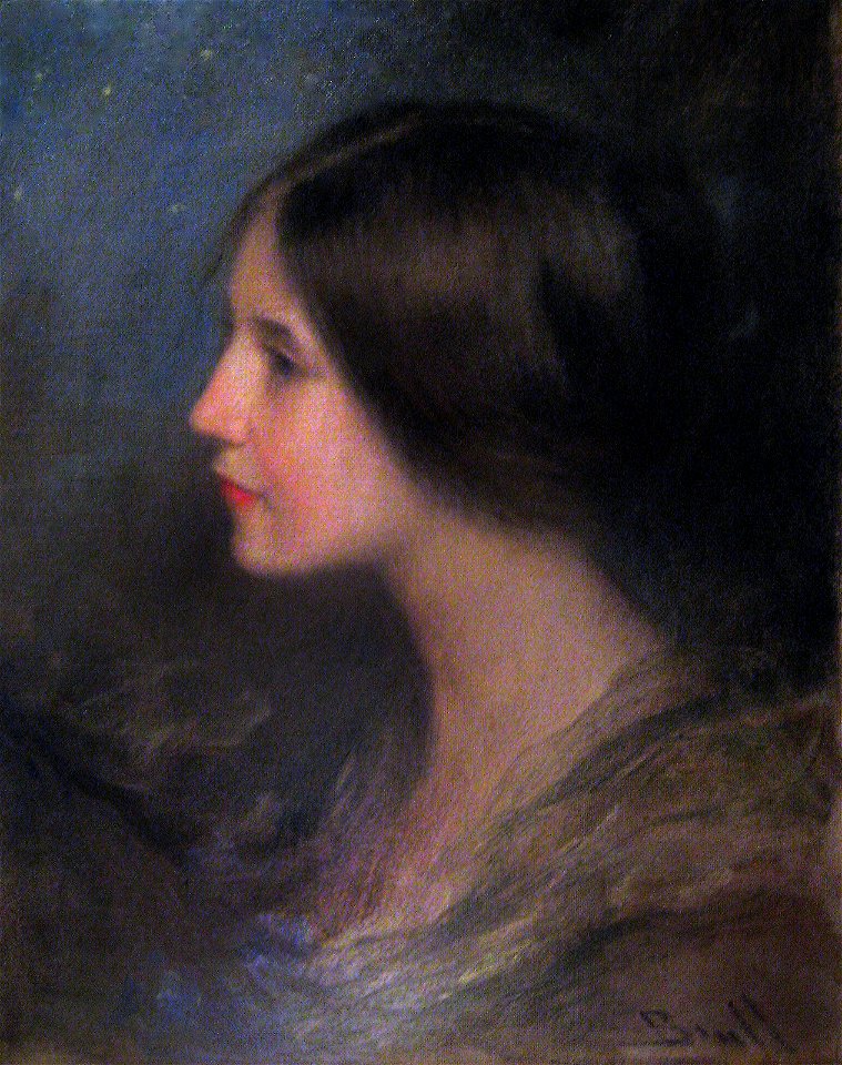Nena de perfil - Joan Brull i Vinyoles (1863-1912) - 0