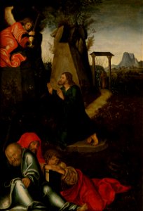 Nemecký maliar z 2. tretiny 16. storočia - Christ on the Mount of Olives - O 2820 - Slovak National Gallery