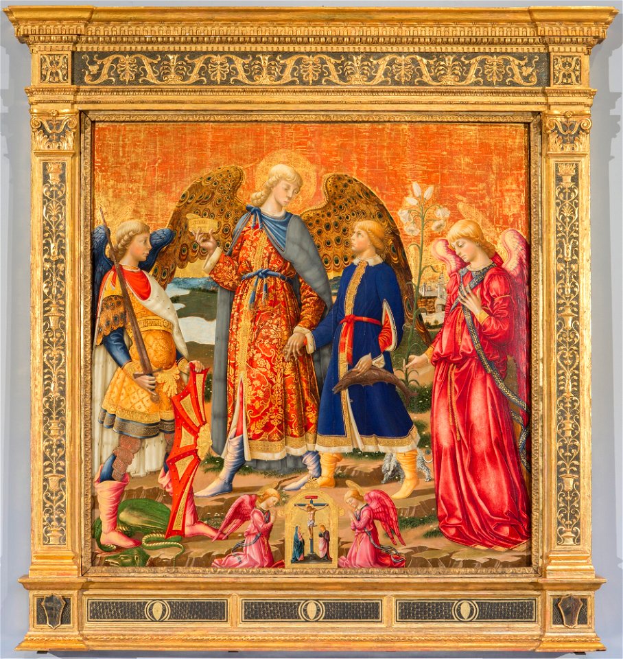 Neri di Bicci - Tobias and Three Archangels - 26.114 - Detroit Institute of Arts