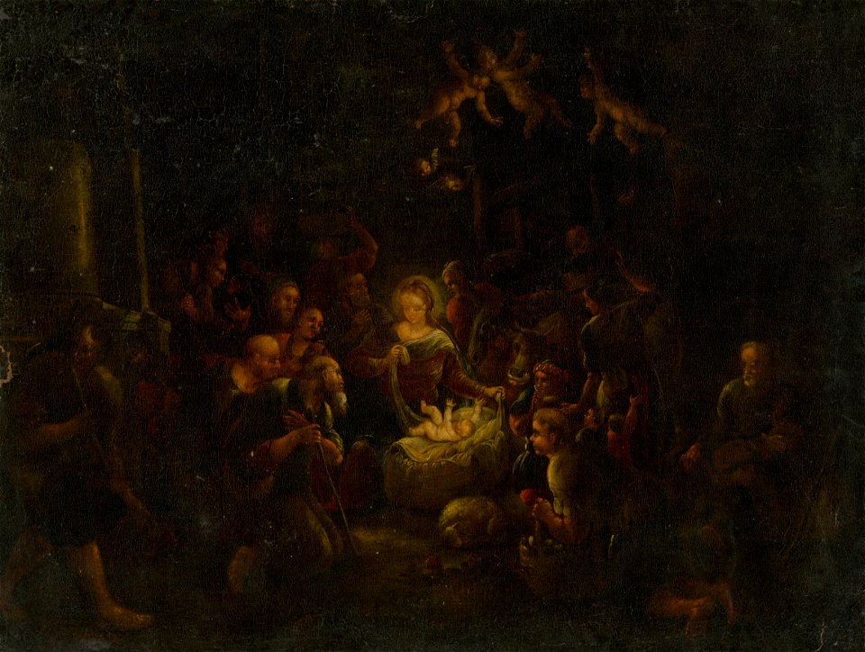 Nemecký maliar z 2. polovice 18. storočia - Nativity - O 354 - Slovak National Gallery