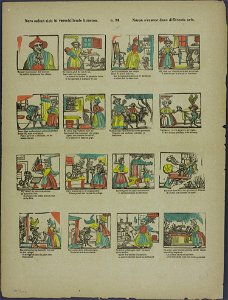 Nero oefent zich in verschillende kunsten-Catchpenny print-Borms 0061