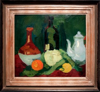 Nemes-Lampérth - Still-life with orange. Free illustration for personal and commercial use.