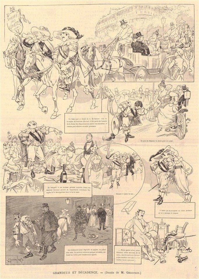 Mi-Carême 1891 à Paris