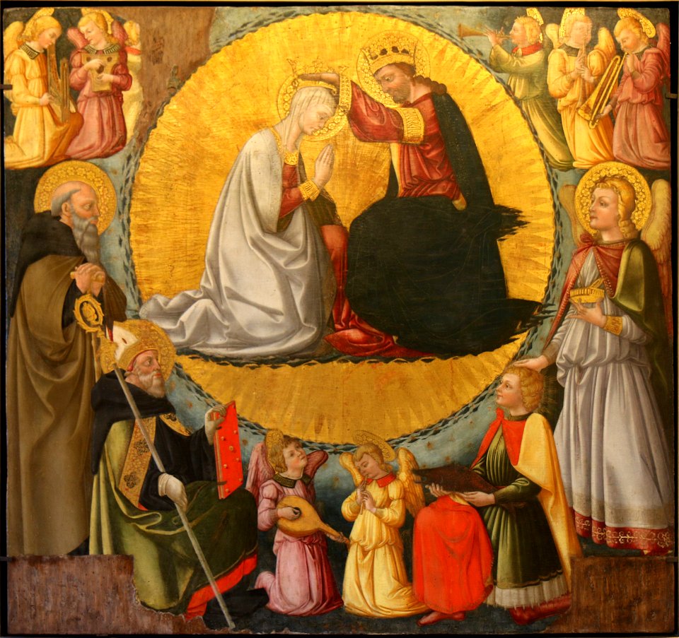 Neri di Bicci - Le couronnement de la Vierge