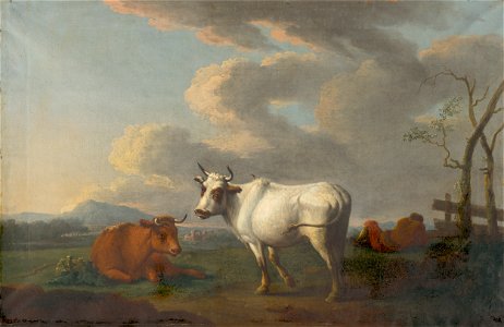 Nemecký maliar z 19. storočia - Cow Grazing - O 1806 - Slovak National Gallery