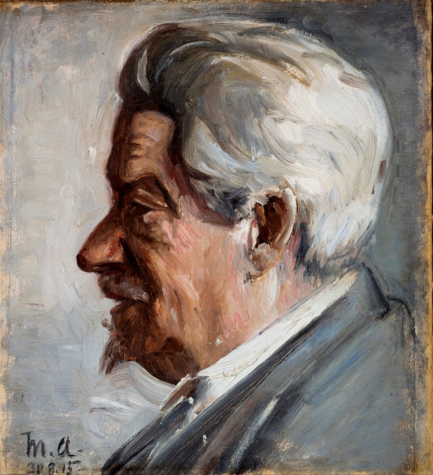 Michael Ancher - Georg Brandes - Google Art Project