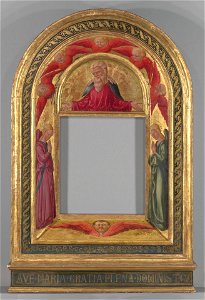Neri di Bicci - God the Father with Adoring Angels and Seraphim - 2008.186.1 - Yale University Art Gallery
