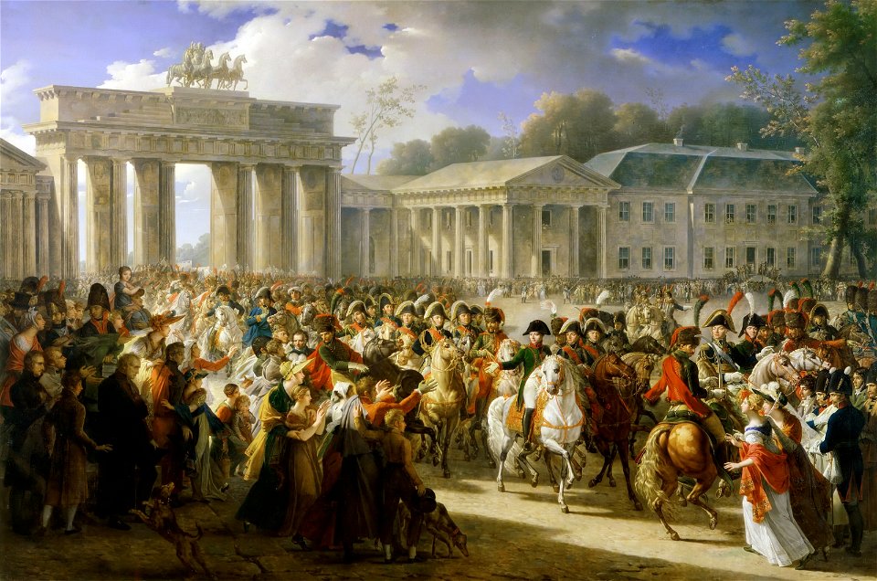 Charles Meynier - Entrée de Napoléon à Berlin. 27 octobre 1806