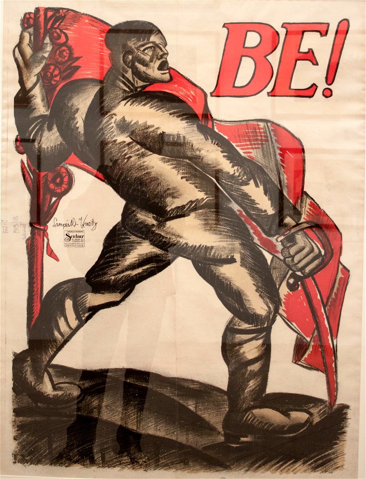 Nemes-Lampérth - In! Recruitment poster for the Hungarian Red Army, 1919
