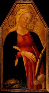 Neri di Bicci - Saint Margaret of Antioch - 1936.58 - Fogg Museum