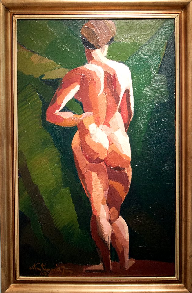 Nemes-Lampérth - Nude, back view