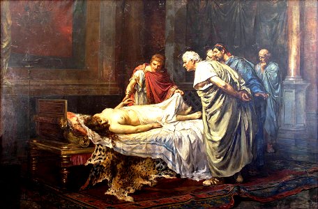 Nerón ante el cadáver de su madre, Agripina la Menor (Museo del Prado)