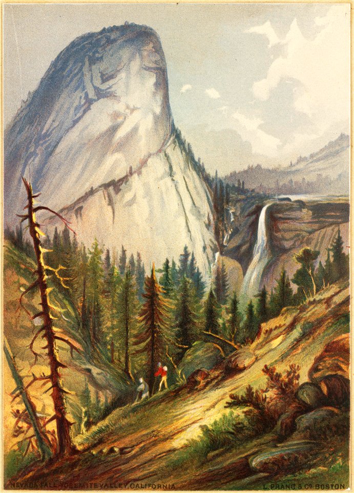 Nevada Fall, Yosemite Valley, California 2 (Boston Public Library)