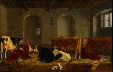 Michael Neder Kuhstall 1873