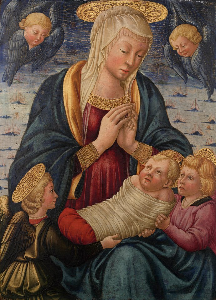 Neri de Bicci - Virgin and Child with Angels - 1916.798 - Cleveland Museum of Art