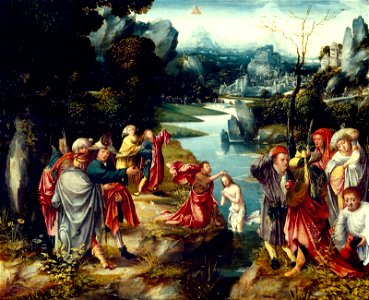 Netherlandish Painter from the Southern Netherlandish School - The Baptism of Christ - BF.1978.2 - Museum of Fine Arts, Houston