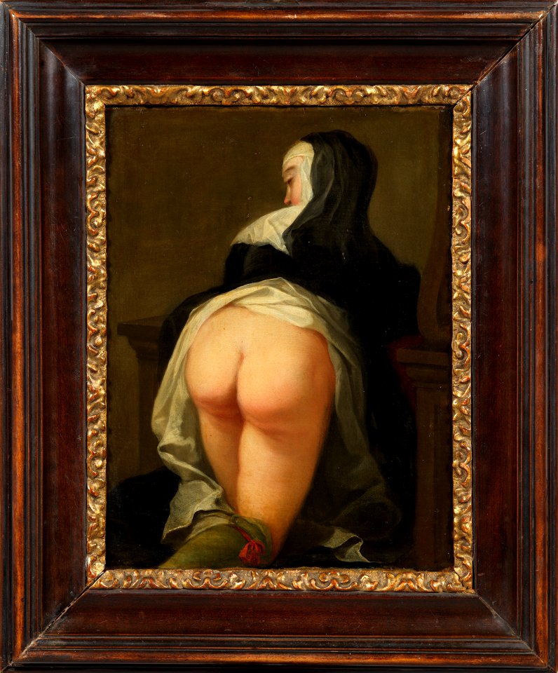 Kneeling nun - verso (Martin van Meytens) - Nationalmuseum - 117881