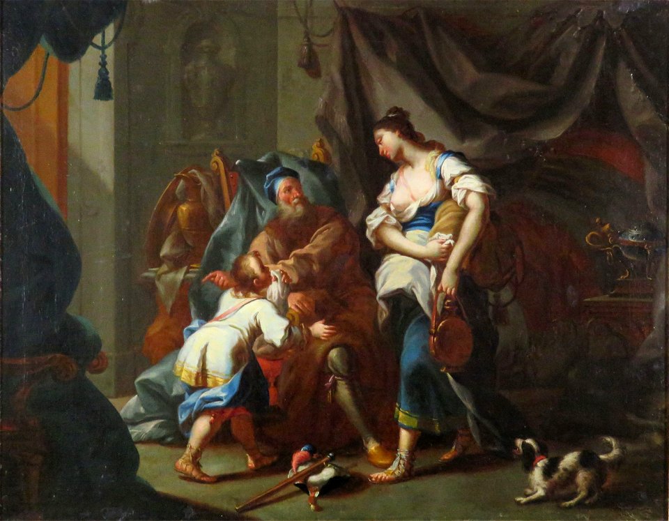 Michael Angelo Unterberger Abraham verstösst Hagar