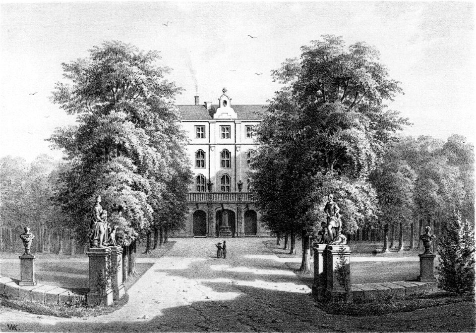 Neschwitz, altes Schloss (Heise, 1850er)