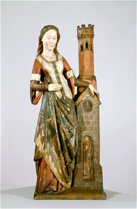 Netherlandish - Saint Barbara - Walters 27334