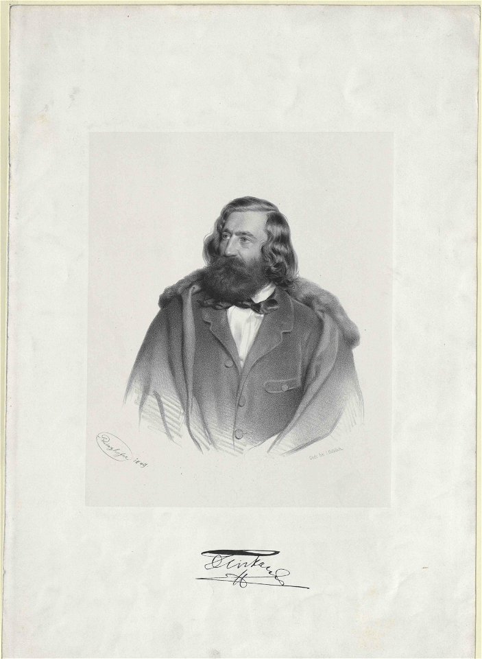 Michail Iwanowitsch Glinka (1804–1857) 1849 by August Prinzhofer (1813–1863) OeNB 3500271